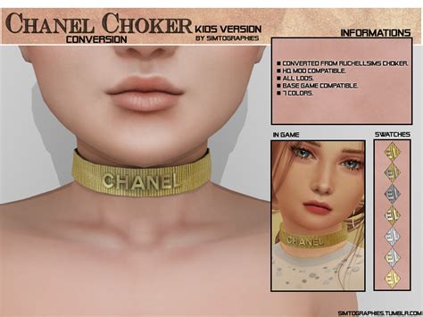 ruchellsims chanel choker|RUCHELLSIMS .